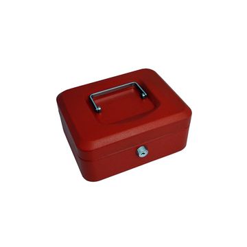 pavo Caisse à monnaie, (L)250 x (P)180 x (H)90 mm, rouge