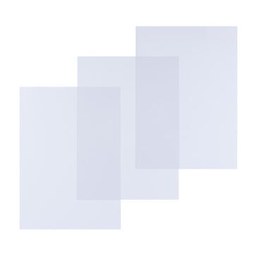 pavo Plats de couverture, A4, PVC, 0,20 mm, transparent