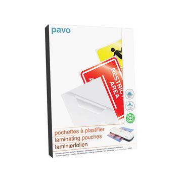 pavo Pochette de plastification, 75 x 105 mm, brillant