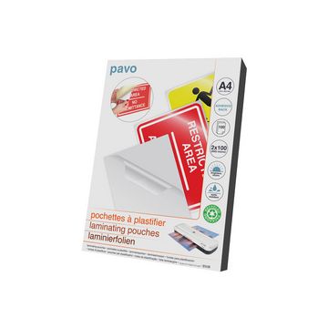 pavo Pochette de plastification, A4, autocollant