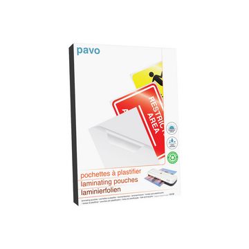 pavo Pochette de plastification, A4, brillant, 350 microns