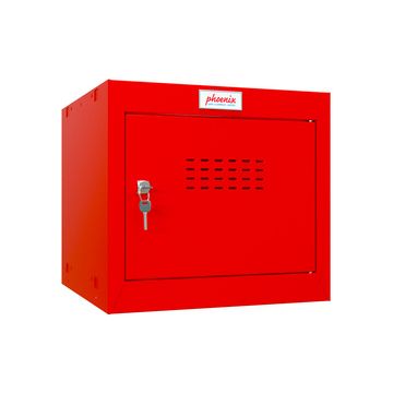 phoenix Casier cubique CL0344, serrure à clé, rouge