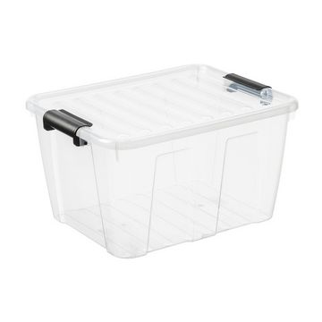 plast team Boîte de rangement HOME BOX, 30 L, transparent