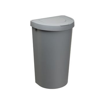 plast team Poubelle SEATTLE, 45 litres, argent