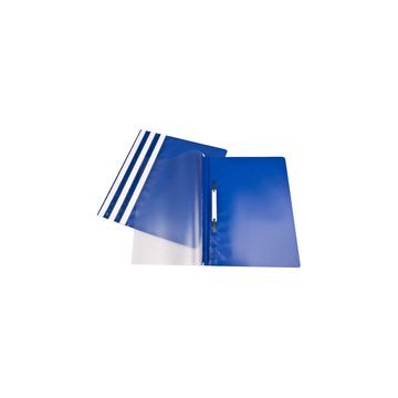 proOFFICE Chemise à lamelle, A4, film PP, bleu foncé x25