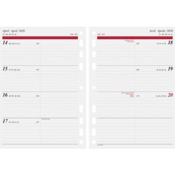 rido idé Calendrier pour agenda "Calendrier semainier" 2026