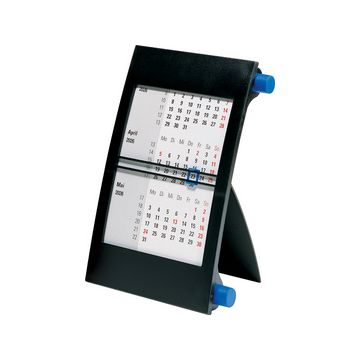 rido idé Tischkalender "3-Monatskalender" 2026/2027, blau