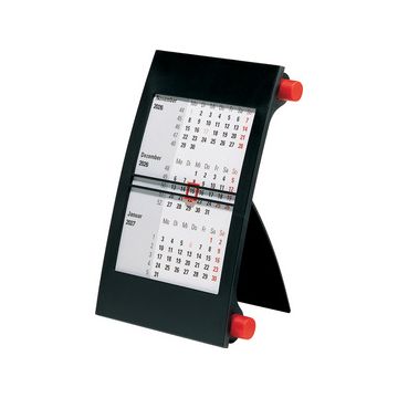 rido idé Tischkalender "3-Monatskalender" 2026/2027, schwarz