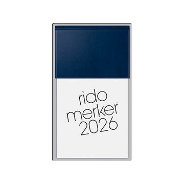 rido idé Tischkalender "Merker Miradur", 2026, dunkelblau