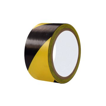 rillprint Bande de marquage au sol, 50 mm x 33 m, jaune/noir