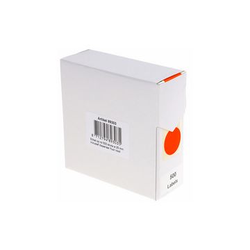 rillprint Pastille de couleur, diamètre: 35 mm, rouge fluo