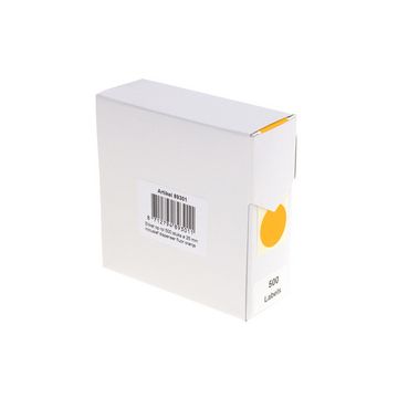 rillprint Pastille de couleur, diamètre: 50 mm, orange fluo