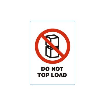 rillprint Étiquette "DO NOT TOP LOAD"
