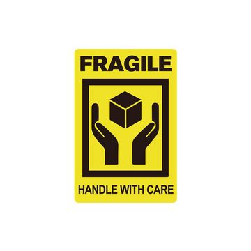 rillprint Étiquette "HANDLE WITH CARE / FRAGILE"