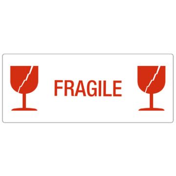 rillprint Étiquette d'avertissement "FRAGILE"