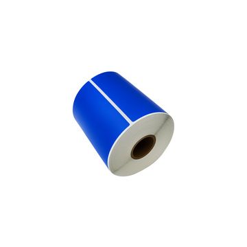 rillprint Étiquettes en rouleau Zebra, 102 x 152 mm, bleu