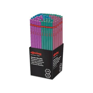 rotring Crayon à papier METALLIC, dans un pot de 72