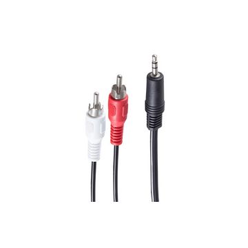 shiverpeaks BASIC-S Câble audio, 2 x cinch mâle - jack