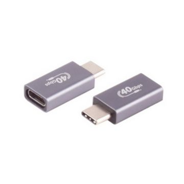 shiverpeaks USB 4.0 Adapter PRO, USB-C Stecker - Kupplung