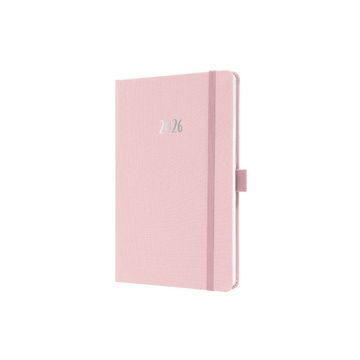 sigel Agenda de poche Jolie Feel 2026, textile, A5, rose