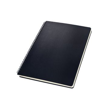 sigel Cahier à spirale Conceptum, A4, ligné, noir