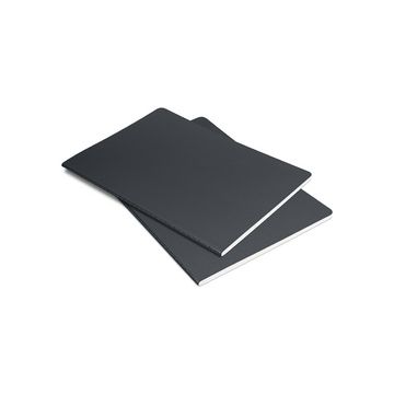 sigel Carnet Linescape, A5, quadrillé, gris foncé / gris x2