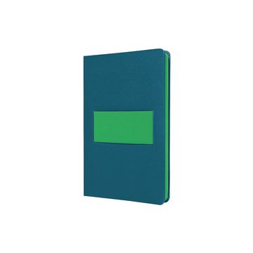 sigel Carnet Linescape, A5, quadrillé, gris / vert fluo