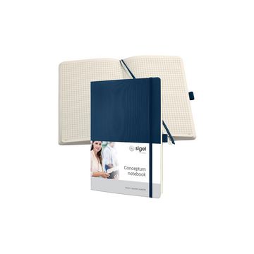 sigel Carnet de notes Conceptum, A4, ligné, bleu