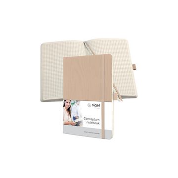 sigel Carnet de notes Conceptum, A5, quadrillé, beige