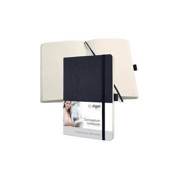 sigel Carnet de notes Conceptum, A5, uni, noir