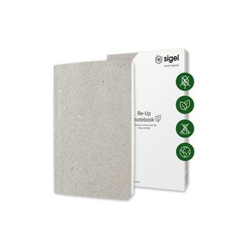 sigel Carnet de notes Re-Up, A5, ligné, blanc calcaire