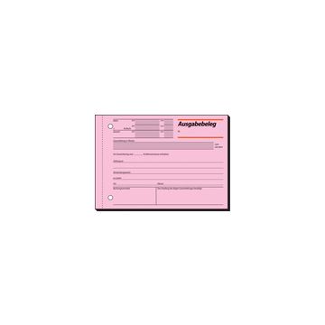 sigel Formularbuch "Ausgabebeleg", A6 quer, 50 Blatt