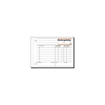 sigel Formularbuch "Buchungsbeleg", A6 quer, 50 Blatt