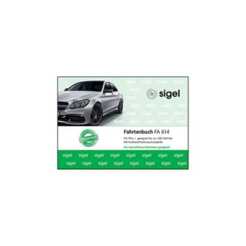 sigel Formularbuch "Fahrtenbuch Pkw", A6 quer, 44 Blatt