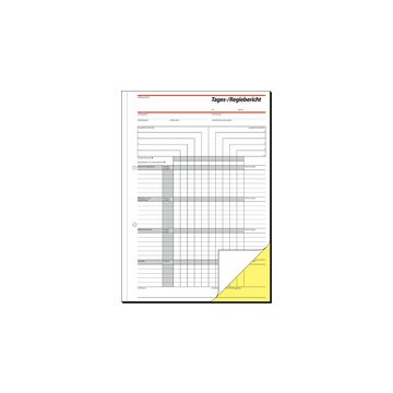 sigel Formularbuch "Rapport/Regiebericht", A5, SD