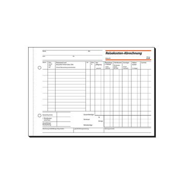 sigel Formularbuch "Reisekostenabrechnung", A5 quer