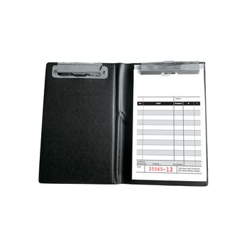 sigel Kassenblock-Mappe, 120 x 180 mm, Farbe: schwarz