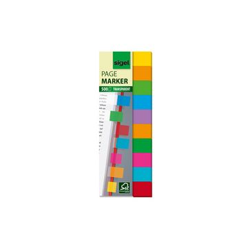sigel Marque-page repositionnable Film Multicolor, 44x12,5mm