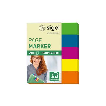 sigel Marque-page repositionnable mini, 50 x 12 mm