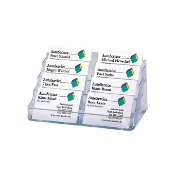 sigel Porte-cartes de visite, en plastique dur