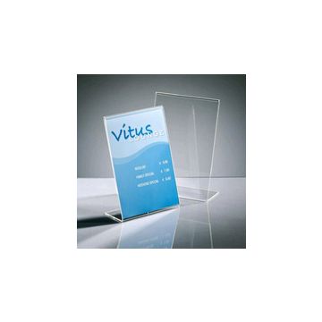 sigel Présentoir de table, acrylique, A6 portrait, incliné