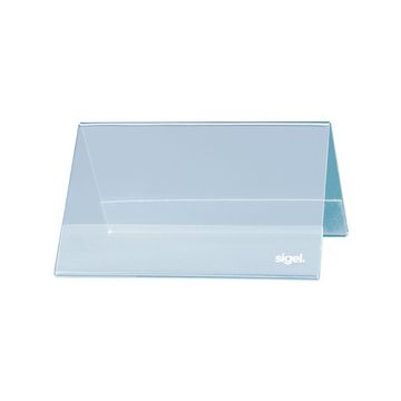 sigel Présentoir de table, plastique rigide, 240 x 90 mm
