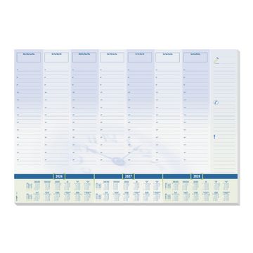 sigel Sous-main bloc papier "Time", 595 x 410 mm