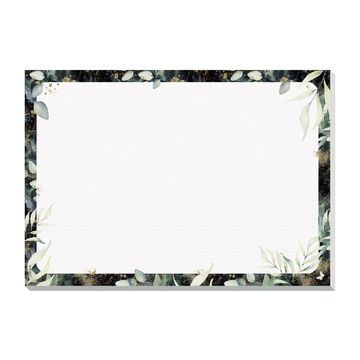 sigel Sous-main en papier Jolie "Glamorous Leaves", A3