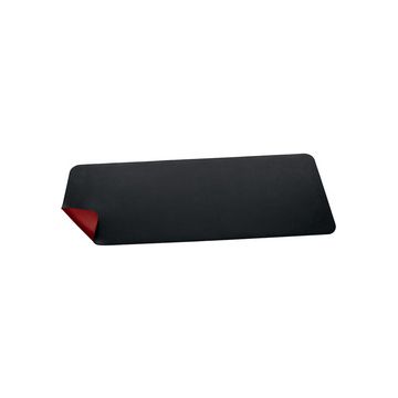 sigel Sous-main, similicuir, enroulable, noir/rouge