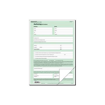 sigel Vordruck "Kaufvertrag allgemein", A4, SD, 2-fach x25