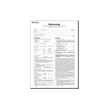 sigel Vordruck "Mietvertrag", A4, 4-seitig x25