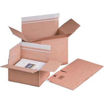 smartboxpro Carton à fond automatique, (L)160 x (P)130 mm x10