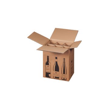 smartboxpro Cartons d'expédition pour 6 bouteilles x5
