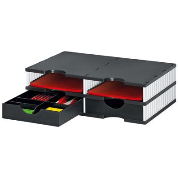 styro Station de classement styrodoc duo, 4 compartiments